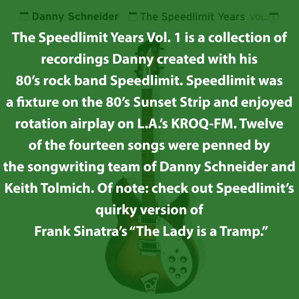 The Speedlimit Years Vol. 1